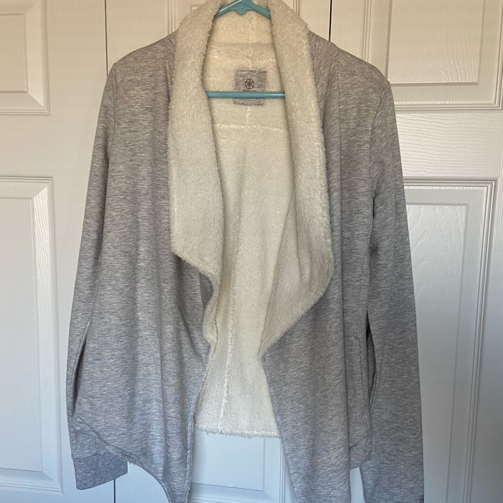 Fleece Lined Yoga Sweater Wrap